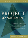 Project Management (eBook): A Systems Approach to Planning, Scheduling, and Controlling